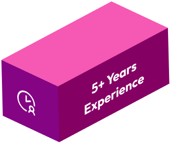 5+ Years Experience Block